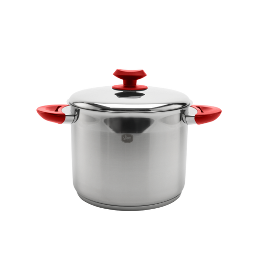 YBM HOME S/S POT (7 QT., Red)
