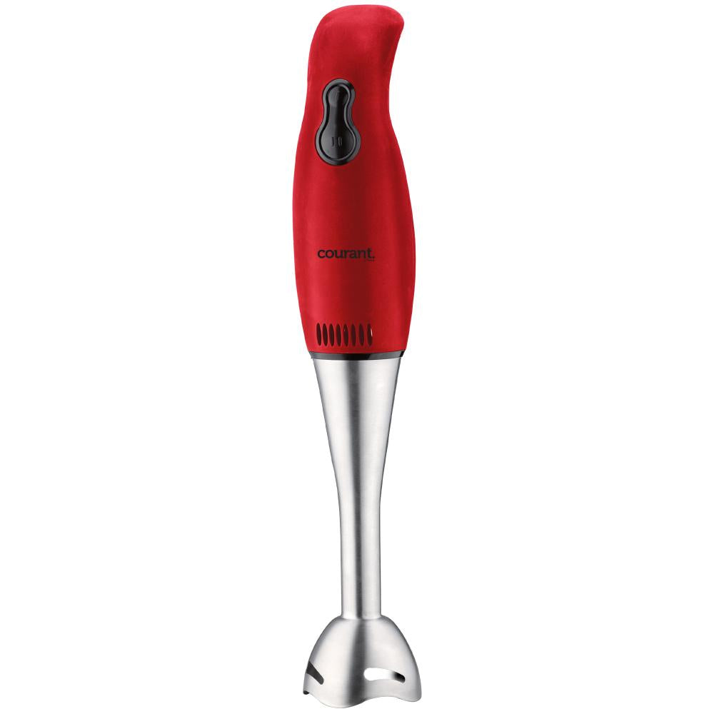 2-Speed Hand Blender with Stainless Steel Leg - Red